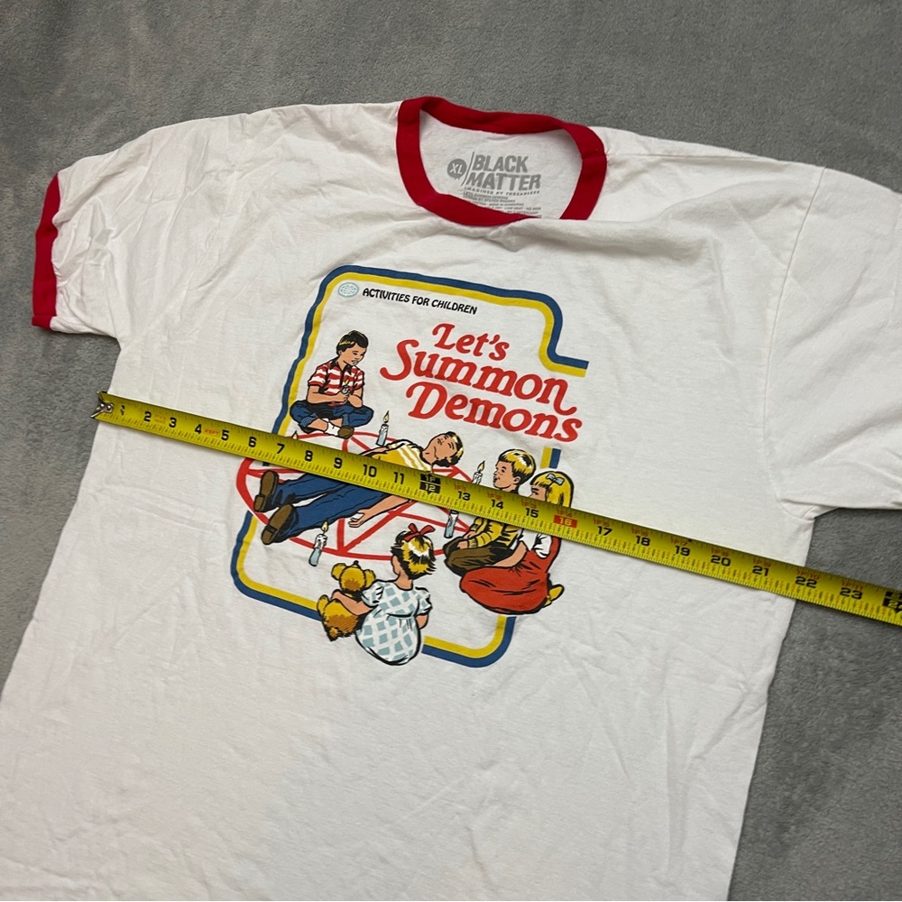Steven Rhodes Men T Shirt Activities For Children Lets Summon Demons Tee Size XL - Picture 5 of 7